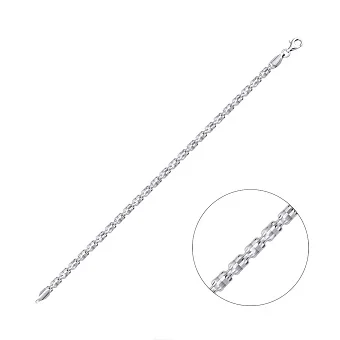 Серебряный браслет без камней (арт. 7509/4813)