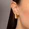 Серьги из желтого золота Francelli (арт. е1091996ж) – изображение 2