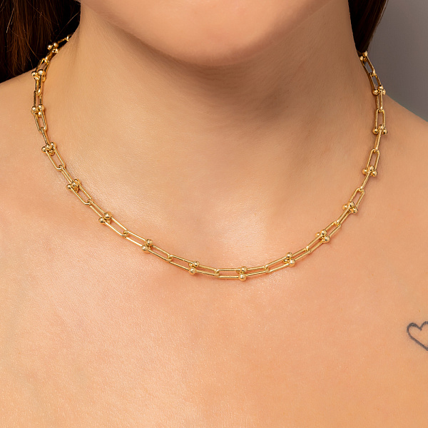 Кольє з жовтого золота (арт. 352468ж) – зображення 3