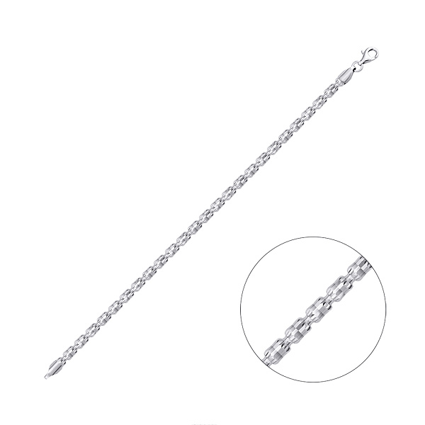 Серебряный браслет без камней (арт. 7509/4813) – изображение 1