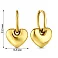 Серьги из желтого золота Сердечки (арт. 1101223ж) – изображение 4