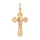 Крестик из красного золота с распятием (арт. 500300) – изображение 1