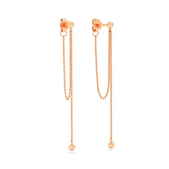 Сережки Fly з червоного золота (арт. 1101007)