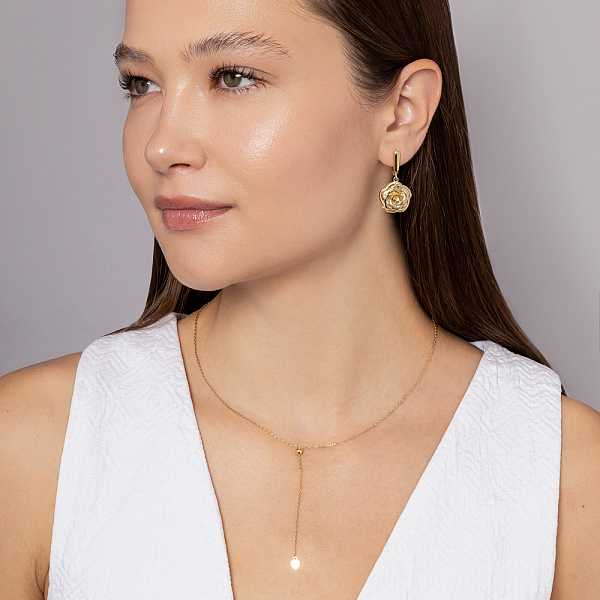 Колье Fly из желтого золота (арт. 352381ж) – изображение 4