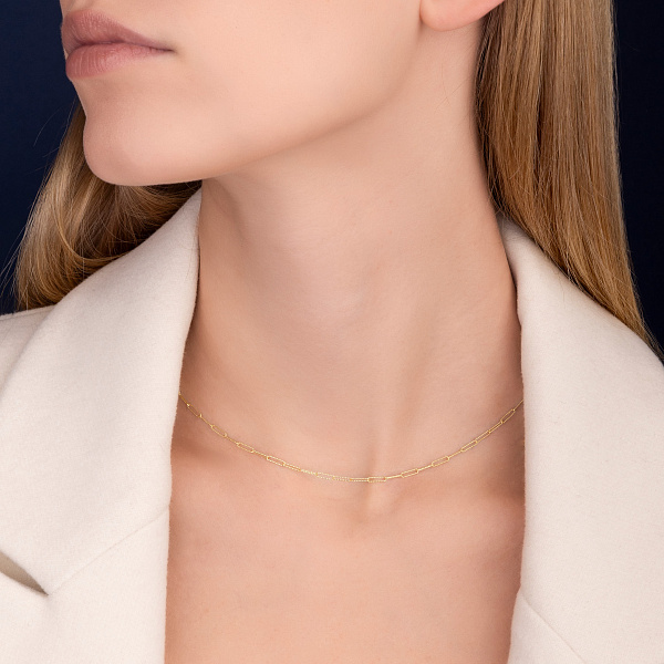 Кольє Francelli з жовтого золота (арт. 352535ж) – зображення 2