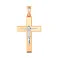 Натільний хрестик з розп'яттям з золота (арт. 501061) – зображення 1