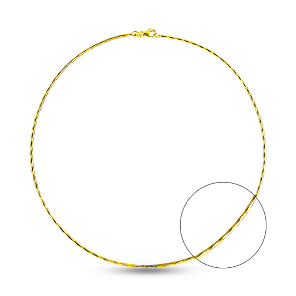 Колье-струна Francelli из желтого золота (арт. 352524ж) – изображение 1