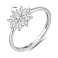 Серебряное кольцо Цветок с фианитами (арт. 7501/0-1126.0.2) – изображение 2