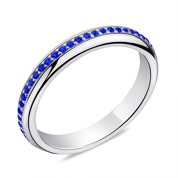 Серебряное кольцо с альпинитами (арт. 7501/6517ас) – изображение 1