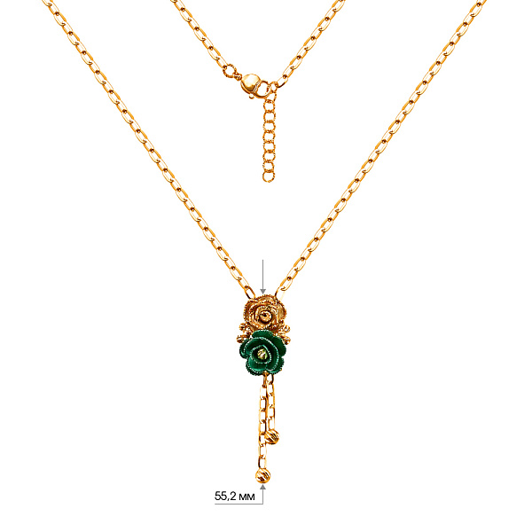 Золотое колье Francelli (арт. 350951жз) – изображение 5