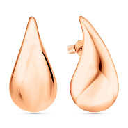 Серьги-пусеты из красного золота Капля (арт. 1091497/3)