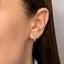Золотые серьги с бриллиантами (арт. С011077040) – изображение 2
