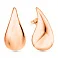 Серьги-пусеты из красного золота Капля (арт. 1091497/3) – изображение 1