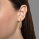 Серьги-кольца из желтого золота (арт. 1091570/30ж) – изображение 2