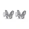 Срібні сережки Метелики з фіанітами (арт. 7518/6940) – зображення 1