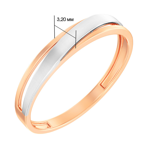 Кольцо из золота без камней (арт. 141137) – изображение 4