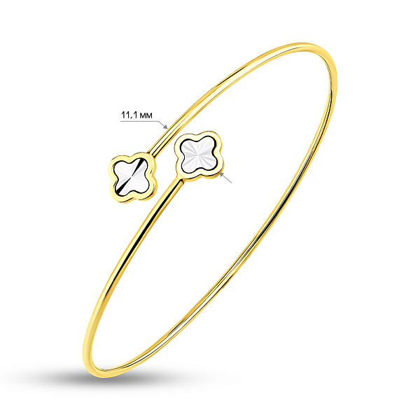 Браслет з жовтого і білого золота (арт. 3261236/8жба) – зображення 6