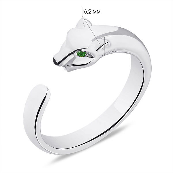 Серебряное кольцо с альпинитами (арт. 7501/6100аз) – изображение 2