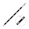 Браслет из шелковой нити и серебра (арт. 7309/2301/5) – изображение 2