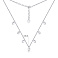 Серебряное колье с подвесками (арт. 7507/509) – изображение 3