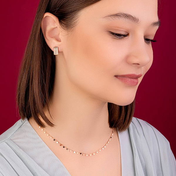 Колье из красного золота Монеты (арт. 352556) – изображение 4