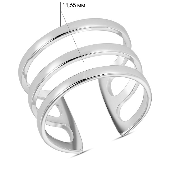 Серебряное кольцо Trendy Style без камней  (арт. 7501/4904) – изображение 2