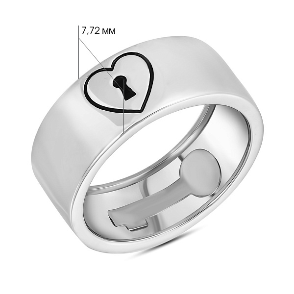 Серебряное кольцо Trendy Style с эмалью (арт. 7501/4928еч) – изображение 2