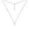 Серебряное колье "Сердце" с шариками (арт. 7507/1130) – изображение 2