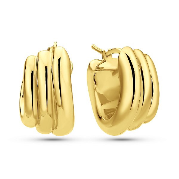 Серьги из желтого золота Francelli (арт. е1091805ж) – изображение 1