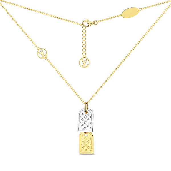 Серебряное колье с желтым родированием (арт. 7507/1581жб) – изображение 2