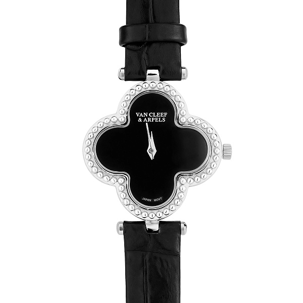 Серебряные часы Клевер с кварцевым механизмом (арт. 7526/342чч) – изображение 2