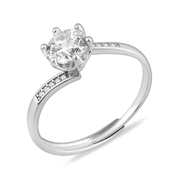Серебряное кольцо с фианитами (арт. 7501/8062) – изображение 1