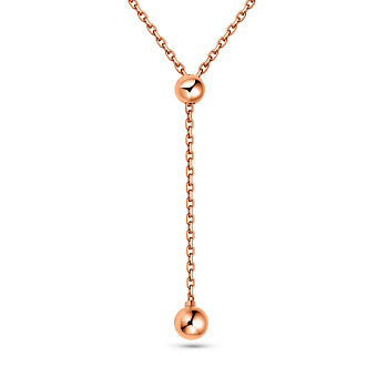 Золотое колье Fly с регулируемым размером (арт. 352373/1)