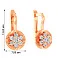 Детские золотые серьги с фианитами (арт. 110510) – изображение 2
