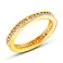 Золота каблучка з фіанітами (арт. 154205ж) – зображення 1
