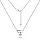 Серебряное колье с фианитами (арт. 7507/862) – изображение 2