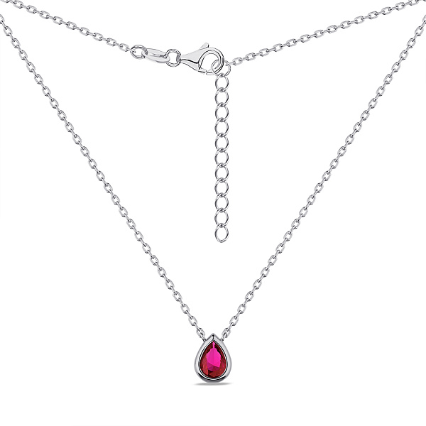 Серебряное колье с альпинитом (арт. 7507/2110ак) – изображение 2