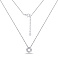 Серебряное колье с фианитами (арт. 7507/848) – изображение 2