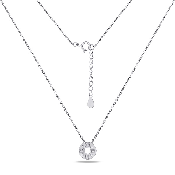 Серебряное колье с фианитами (арт. 7507/848) – изображение 2