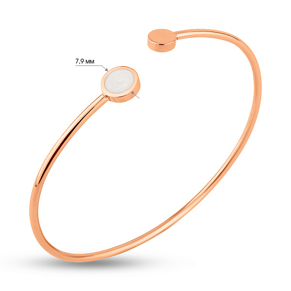 Золотий браслет Лýна з емаллю (арт. 340073еп) – зображення 4