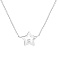 Серебряное колье с фианитом (арт. 7507/1010) – изображение 1