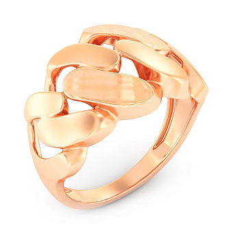 Золота каблучка без каменів (арт. 141457м)