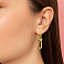 Серьги из желтого золота без камней (арт. 1091467/3ж) – изображение 2