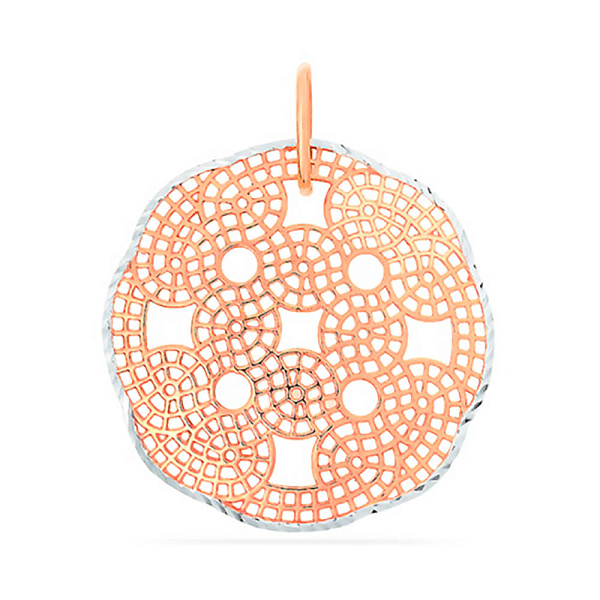 Золотая подвеска без камней (арт. 421896) – изображение 1