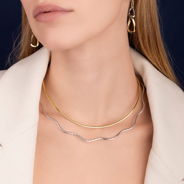 Колье Francelli из белого золота (арт. 352528б) – изображение 3