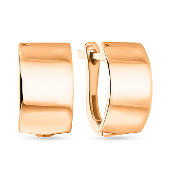 Сережки из красного золота (арт. 106906)