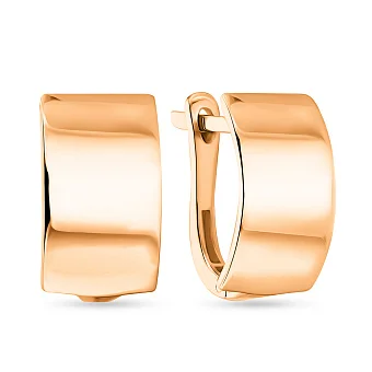 Сережки з червоного золота (арт. 106906)