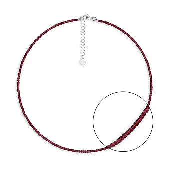 Намисто з граната зі сталевою застібкою (арт. 9016/600Г)