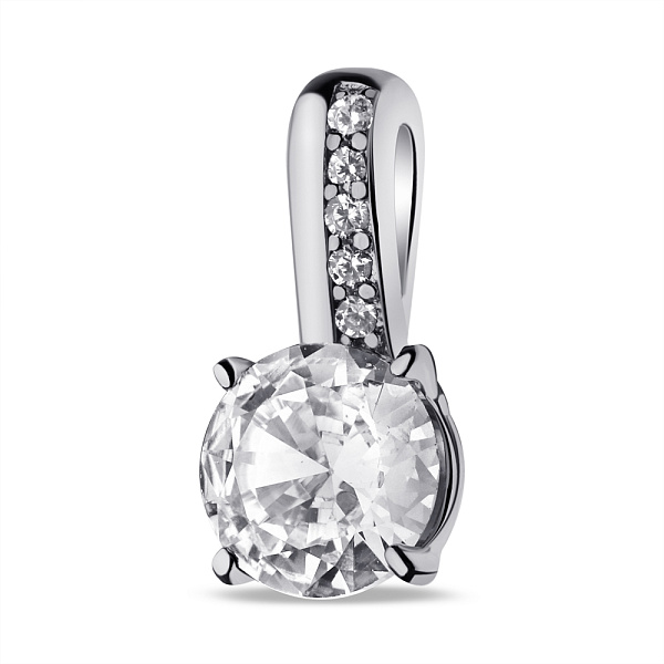 Серебряный кулон с фианитами (арт. 7503/4136) – изображение 1