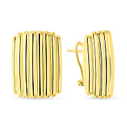 Масивні сережки Francelli з жовтого золота (арт. е108928ж)